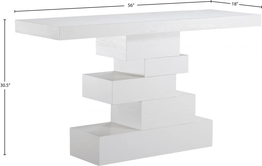 Westmount Console Table White - Image 4
